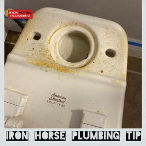 Iron Hose Plumbing Smelly Toilet Solved Plumbign Tip